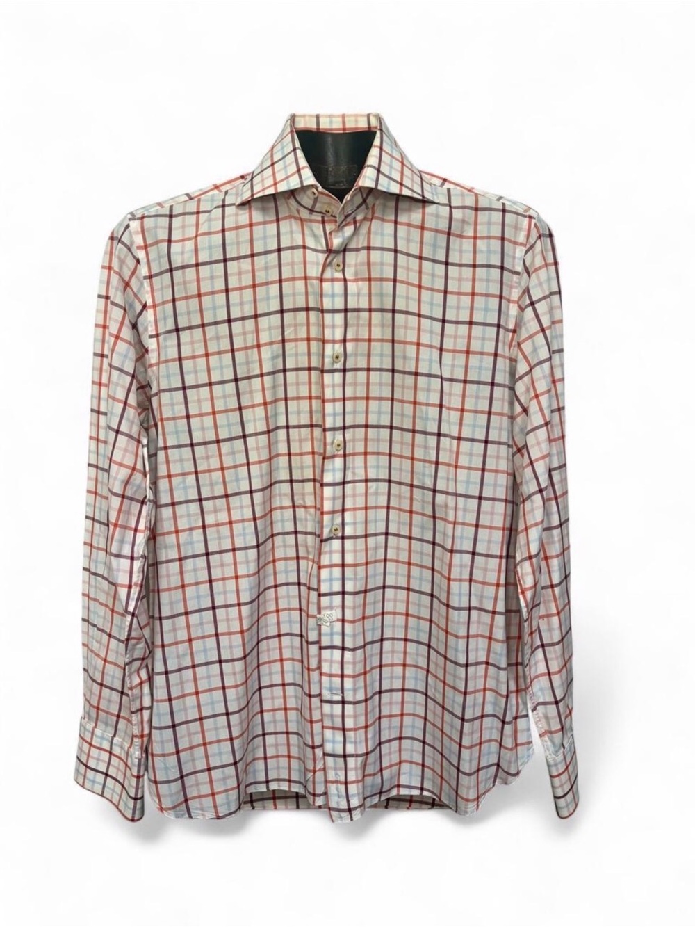 Vintage Eredi Pisano Men’s Shirt Size 15 1/2 - Picture 3 of 9